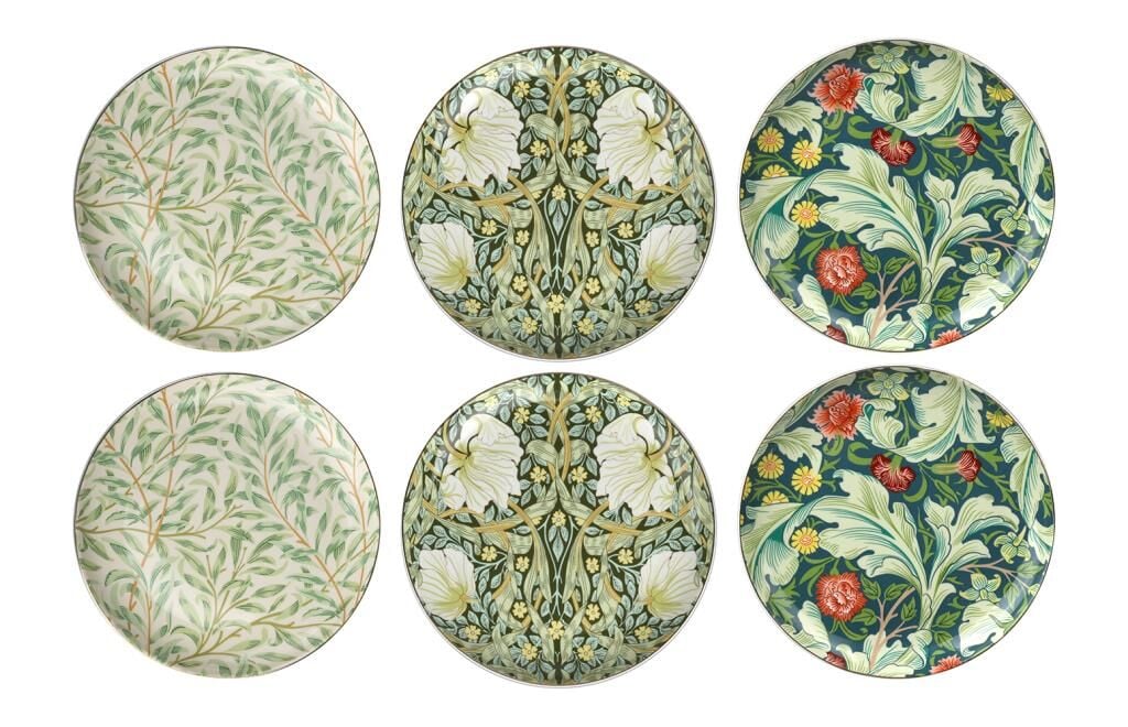 Lucky Art Sylva Porselen 20cm 6lı Tatlı Tabağı