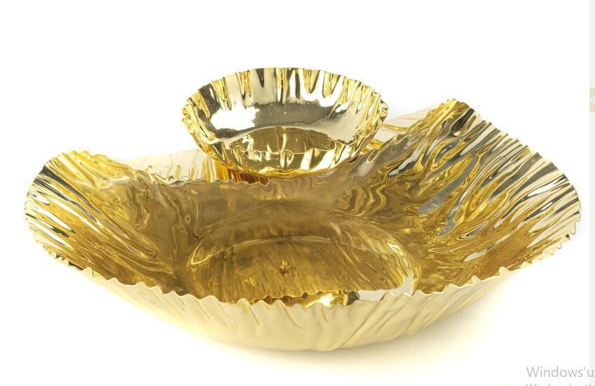 Mikasa Moor Gold Kaplama Servis Tepsisi