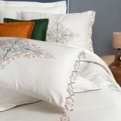 Sarev Umay Çift Kişilik %100 Pamuk Saten ''300 TC'' Nevresim Takımı