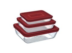 Pyrex 913S343/Xx46 Fırın Kabı Kırmızı