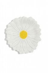 Bordallo Pinheiro Maria Flor Beyaz Papatya Pasta Servis 23cm