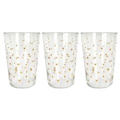 Cerve Gold Sky Meşrubat Bardağı 3 Parça Set 400 Cc