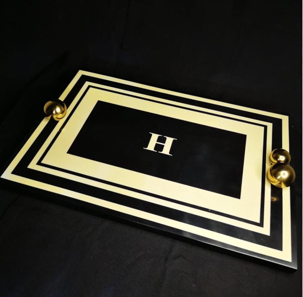 Mikasa Moor H Harfli Gold Tepsi