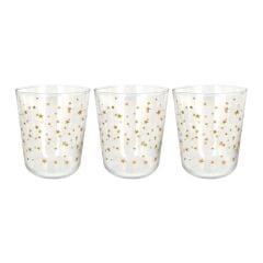Cerve Gold Sky Su Bardağı 3 Parça Set 315 Cc