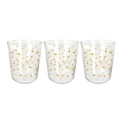 Cerve Gold Sky Su Bardağı 3 Parça Set 315 Cc