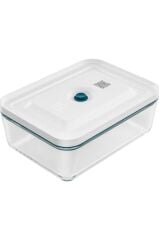 Zwilling Fresh & Save Vakumlu Buzdolabı Saklama Kabı, Borosilikat Cam, Akdeniz Mavisi