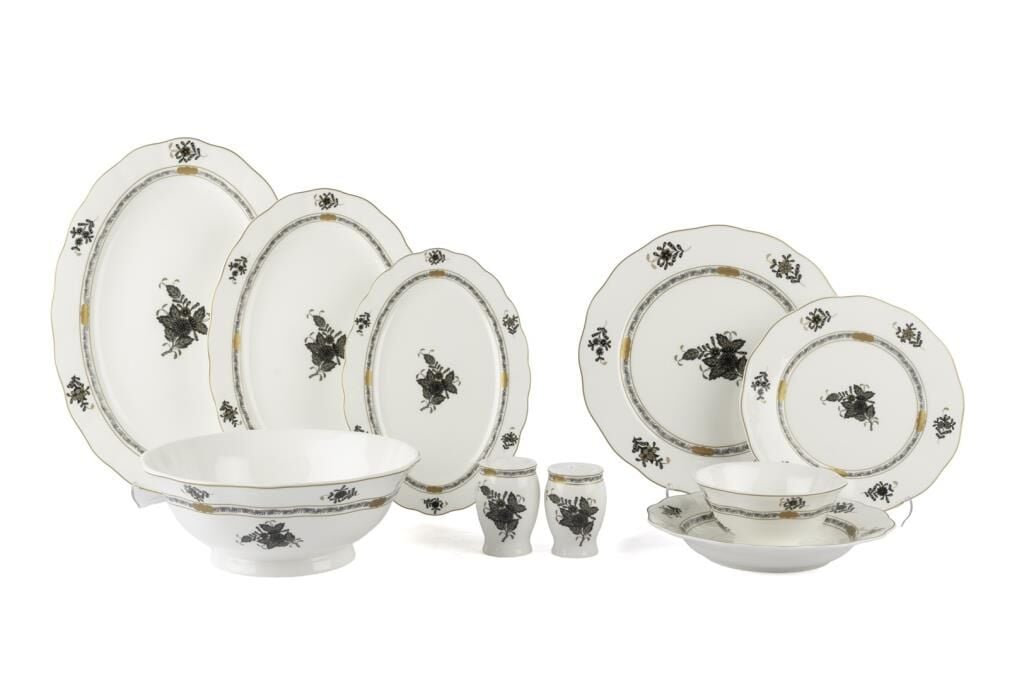 Mikasa Moor Flora Dark 58 Prç Yemek Takımı