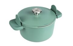 Berghoff Leo Phantom 24Cm Kapaklı Yapışmaz Derin Tencere Forest Green 5.5L