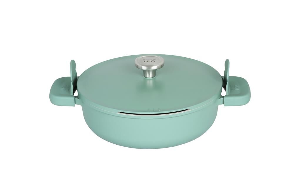 Berghoff Leo Phantom Kapaklı Yapışmaz Sote Tavası 28 Cm Forest Green