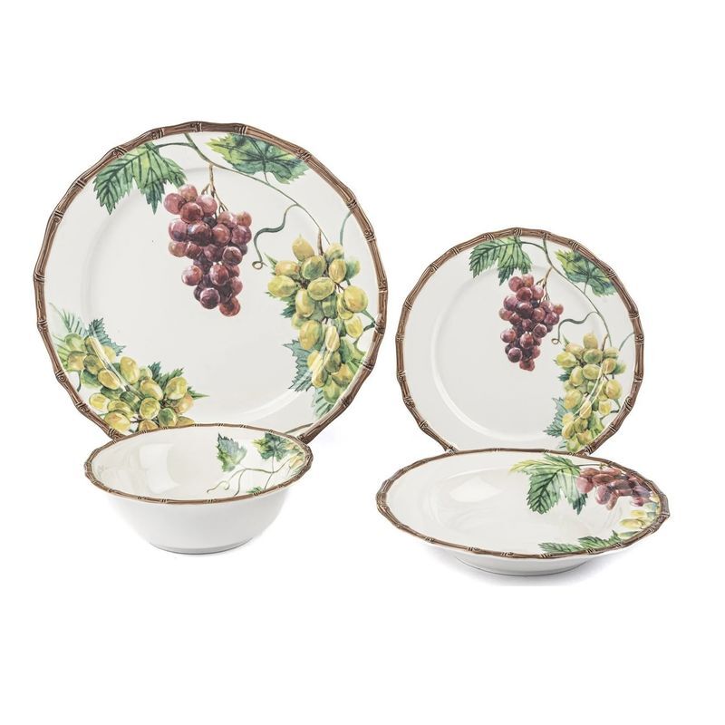 Mikasa Moor Grapes 24 Parça 6 Kişilik Yemek Takımı