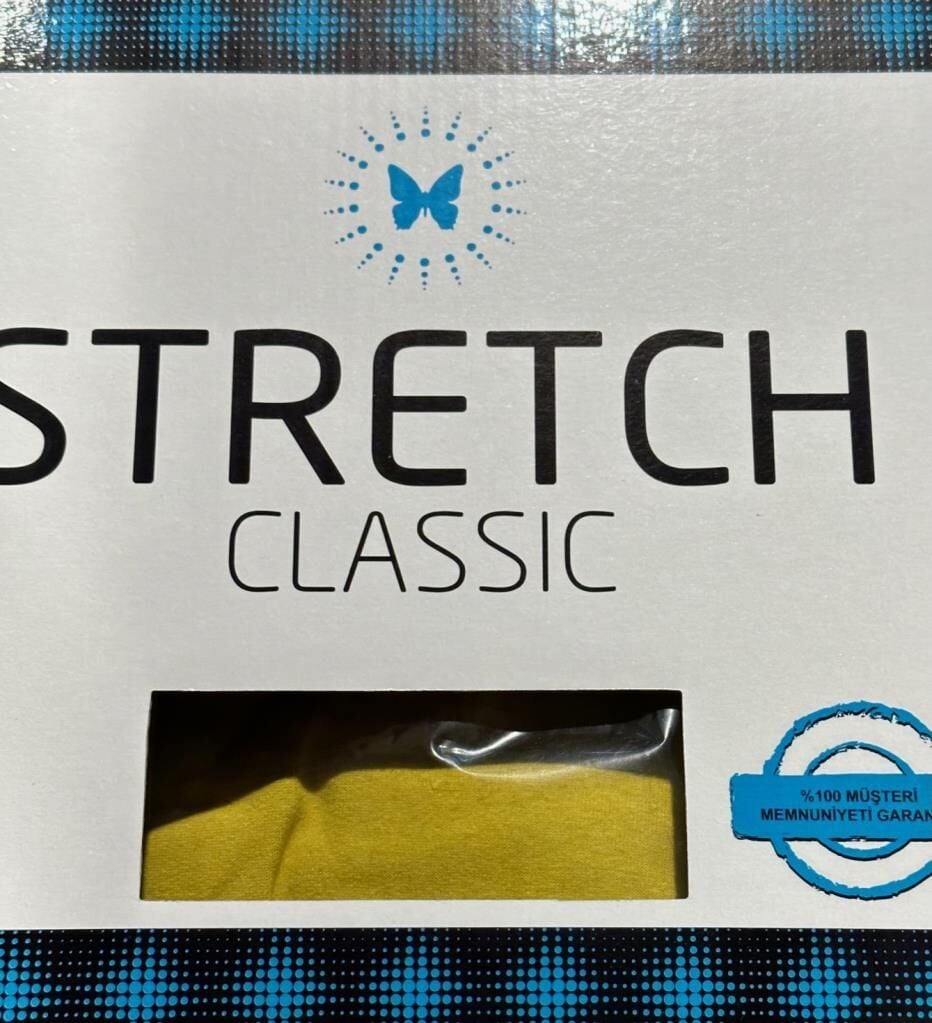 Stretch Battal Boy (King Size) Lastikli Çarşaf Limon Rengi