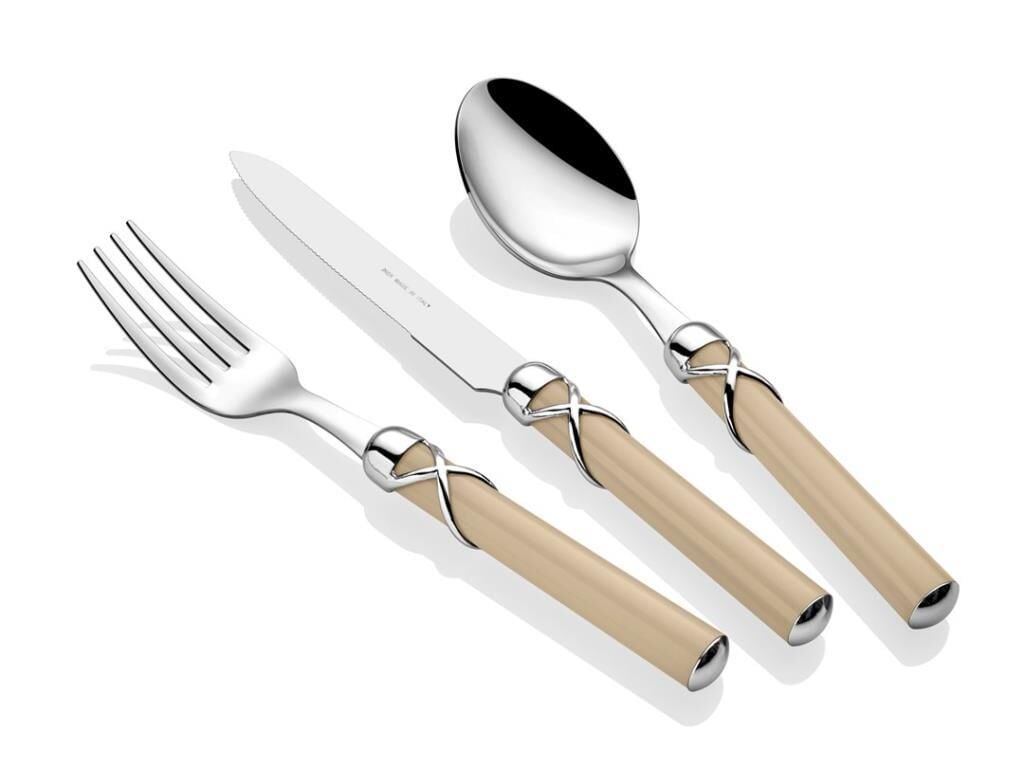 Rivadossi Fiocco Kemik 75 Parça Çatal Bıçak Seti