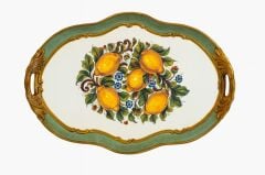 Tirinnanzi Lemon Kulplu Oval Lemon Tepsi
 40x57