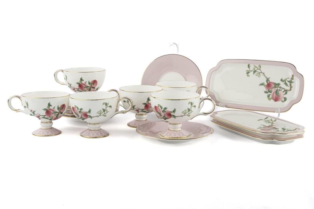 Mikasa Moor Peachy 15 Prç 6lı Kahve Fincanı Seti 90cc