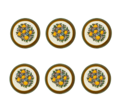 Tirinnanzi Lemon 6lı Bardak Altlığı 10cm