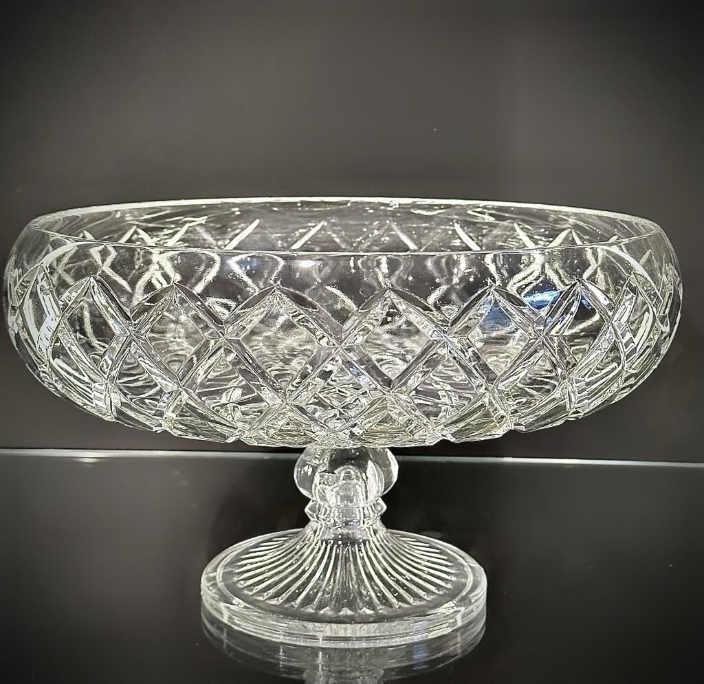 Kare Ayaklı Cam Sunumluk 28X18Cm