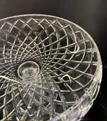 Kare Ayaklı Cam Sunumluk 28X18Cm