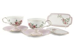 Mikasa Moor Peachy 6 Prç 2li Çay Fincanı Seti 220cc