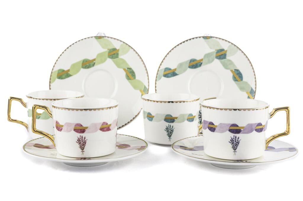 Mikasa Moor Lavander 4lü Kahve Fincanı Seti 120cc