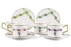 Mikasa Moor Lavander 4lü Kahve Fincanı Seti 120cc