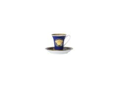 Versace Espresso Fincan-Tabak Medusa Blue