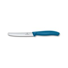 Victorinox Swıssclassıc Domatesbıçağı Tırtıklı,11Cm,Mavi