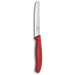 Victorinox Swıss Classıc Domates Bıçağı Tırtıklı11Cm,Kırmızı