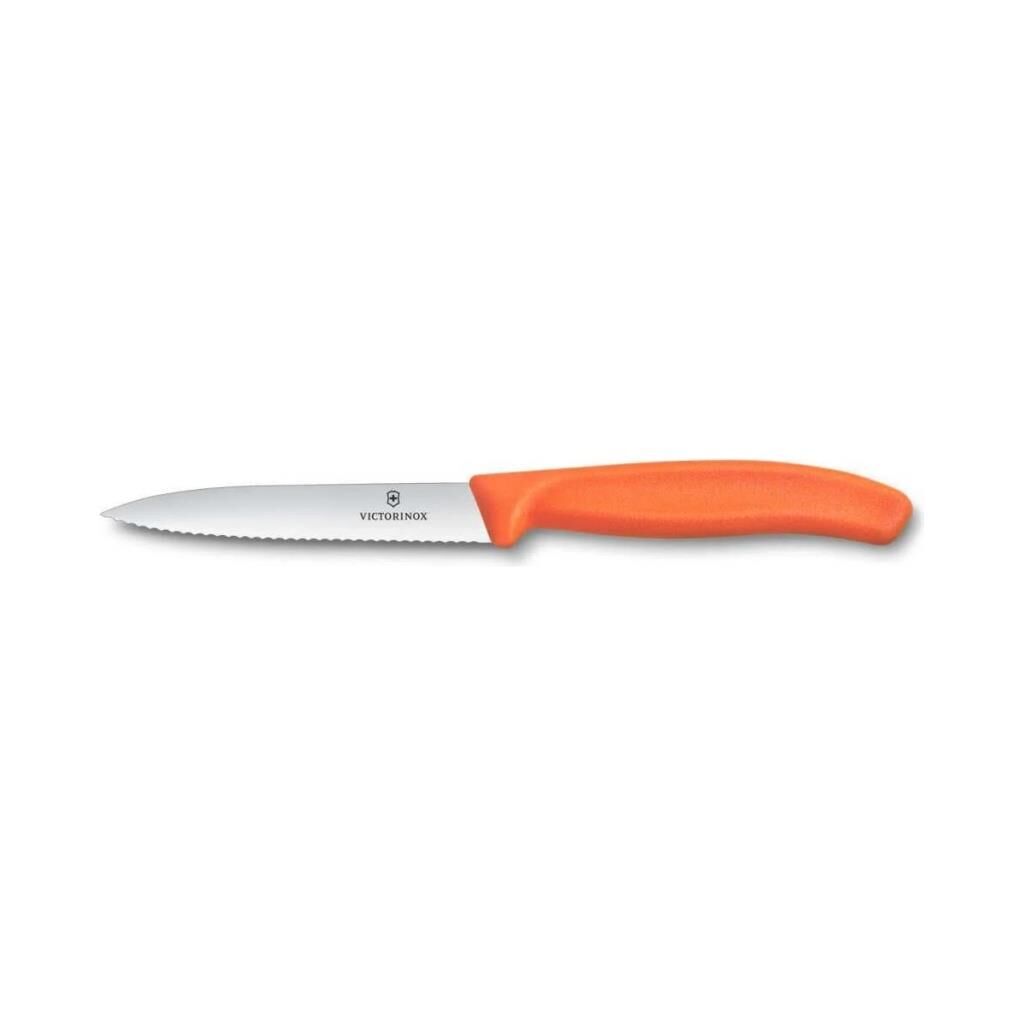 Victorinox Swıssclassıc Soymabıçağı Tırtıklı10Cm,Turuncu