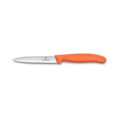 Victorinox Swıssclassıc Soymabıçağı Tırtıklı10Cm,Turuncu
