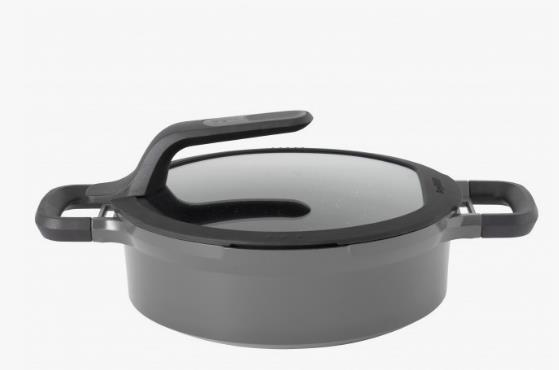 Berghoff Gem Virgo Gri 24Cm Sığ Tencere