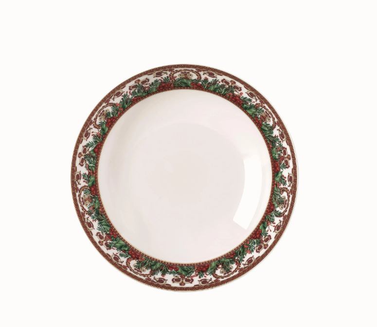 Versace Love Baroque Holiday 22 Cm Çukur Yemek Tabağı-Tekli