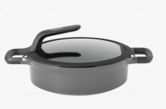 Berghoff Gem Virgo Gri 26Cm Sığ Tencere