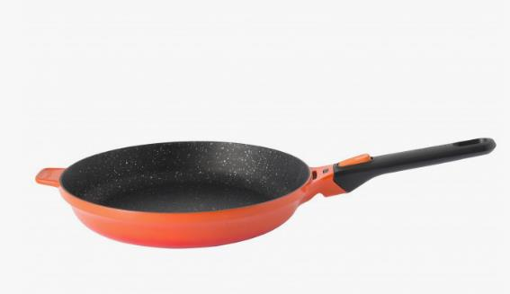 Berghoff Gem Virgo Turuncu 28Cm Çıkarılabilir Saplı Döküm Tava