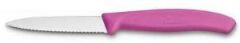 Victorinox 6.7636.L115 SwissClassic 8cm Tırtıklı Soyma Bıçağı pembe