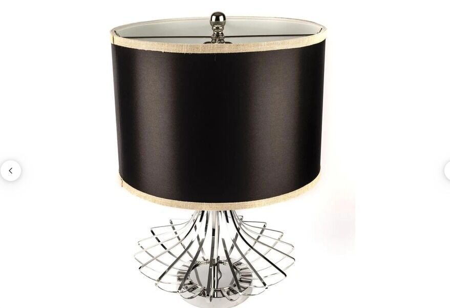 Mikasa Moor Siyah Şapkalı Yuv Abajur 36x51cm