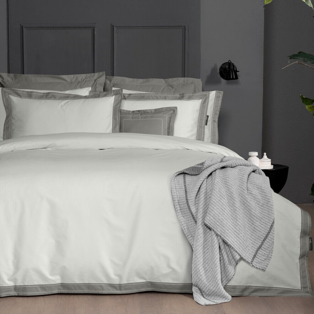 Sarev Layana Saten Nevresim Takımı King Size Gri