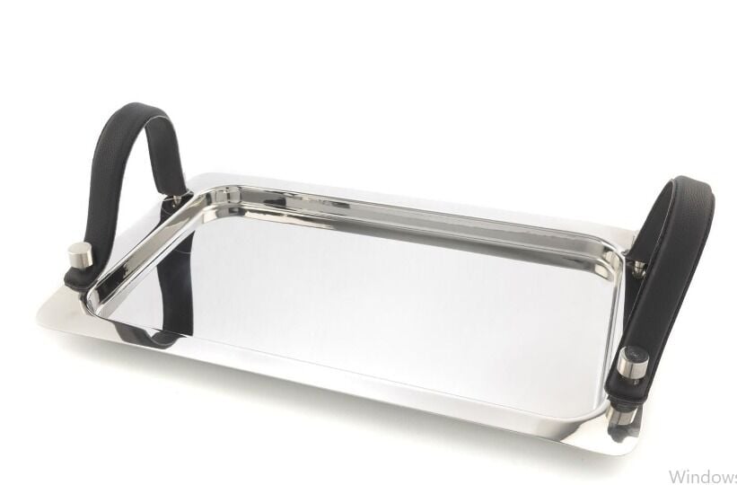 Mikasa Moor Deri Detaylı Tepsi 34x45cm