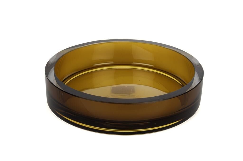Mikasa Moor Amber Kristal Yvrlak Dek Kase 27x6cm