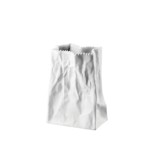 Rosenthal Vazo 10 Cm Bag Vase-Beyaz