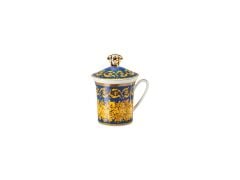 Versace 30. Yıl Kapaklı Kahve Kupa Floralia Blue