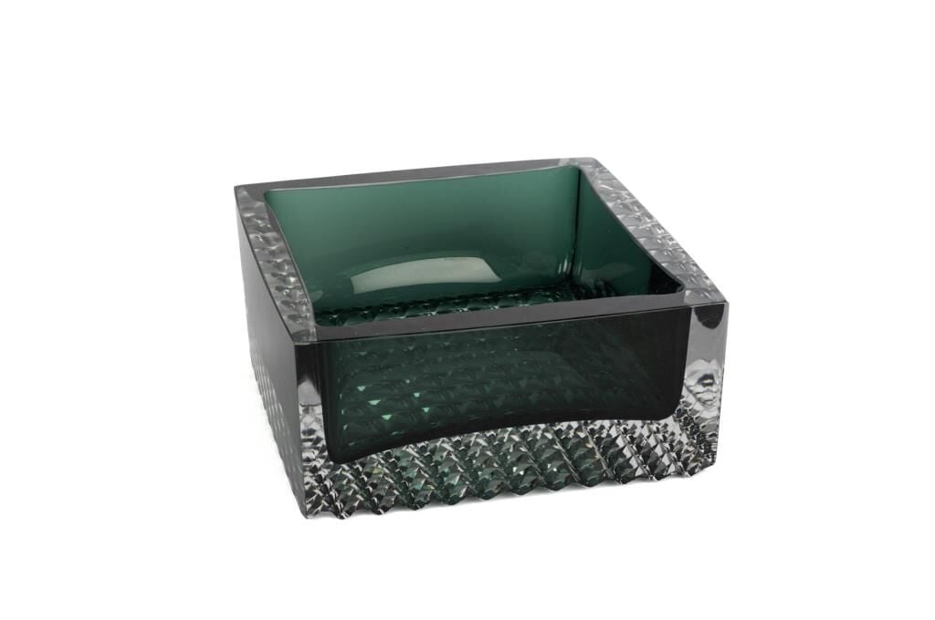 Mikasa Moor Yeşil Kristal Dek Kare Kase 19x9cm