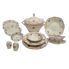 Bernadotte Ivory Flowers 77 Parça Yemek Takımı