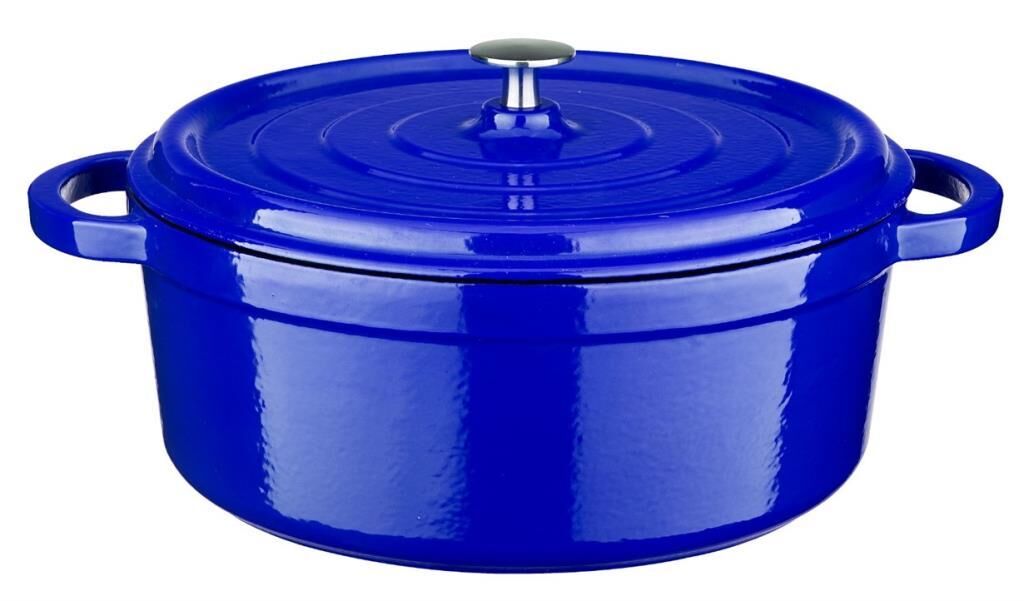 Leggno Mavi Döküm Derin Tencere 24Cm