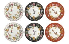 Lucky Art Evelyn Bone  27Cm 6Lı Tabak Seti