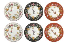 Lucky Art Evelyn Bone  27Cm 6Lı Tabak Seti