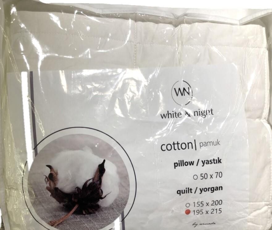 White And Night Pamuk Yorgan Tek Kişilik