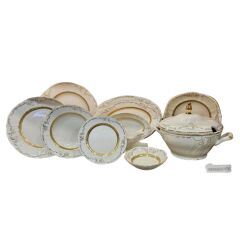Bernadotte Gold Flower 77 Parça Yemek Takımı