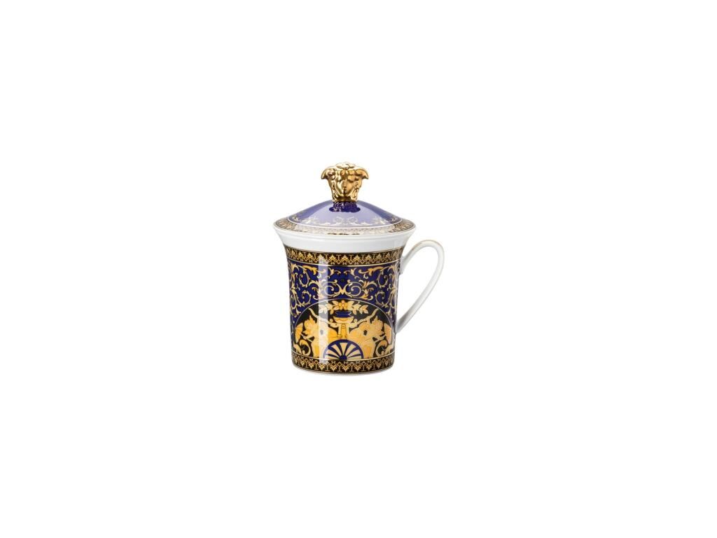 Versace 30. Yıl Kapaklı Kahve Kupa Medusa Blue