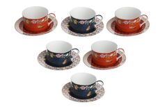 Lucky Art Evelyn Bone 6Lı Cay Fıncanı Setı