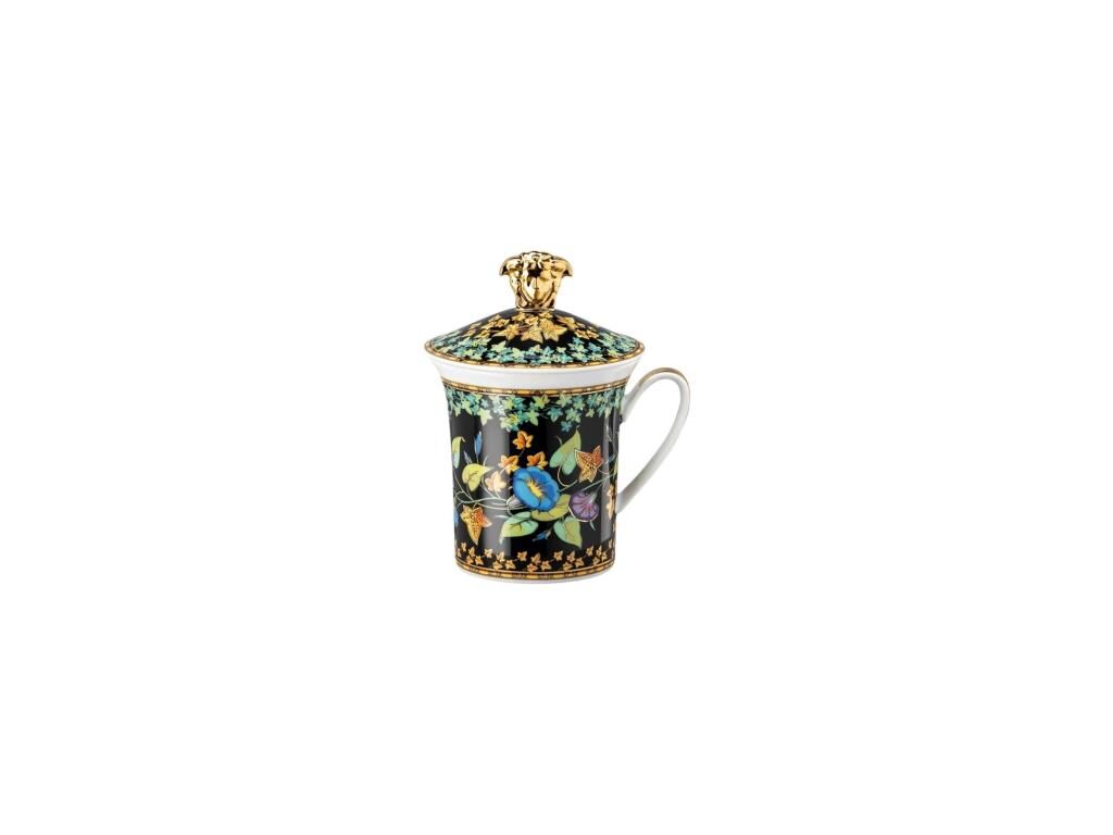 Versace 30. Yıl Kapaklı Kahve Kupa Gold Ivy